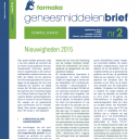 Geneesmiddelenbrief Mei :  Nieuwigheden 2015